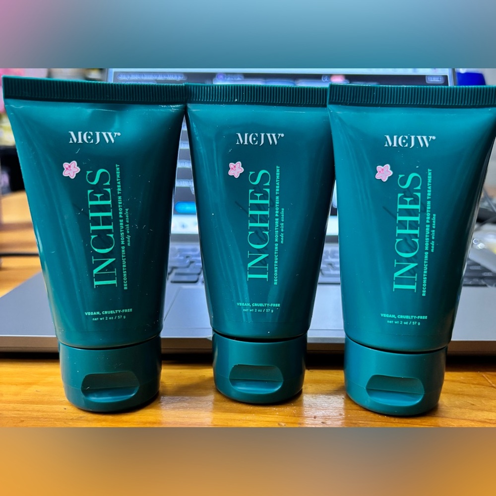 🌟HOST PICK🌟MEJW INCHES Hair Reconstructing Moisture Protein Treatment. Set of 3.